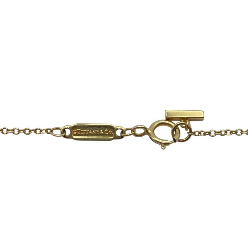 ティファニー TIFFANY＆CO Tスマイルネックレスラージ ゴールド Au750 ジュエリー