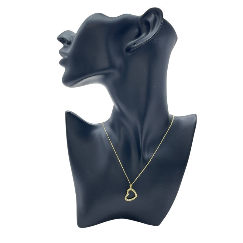 ティファニー TIFFANY＆CO オープンハート 1PD ネックレス ゴールド K18 ダイヤモンド ジュエリー