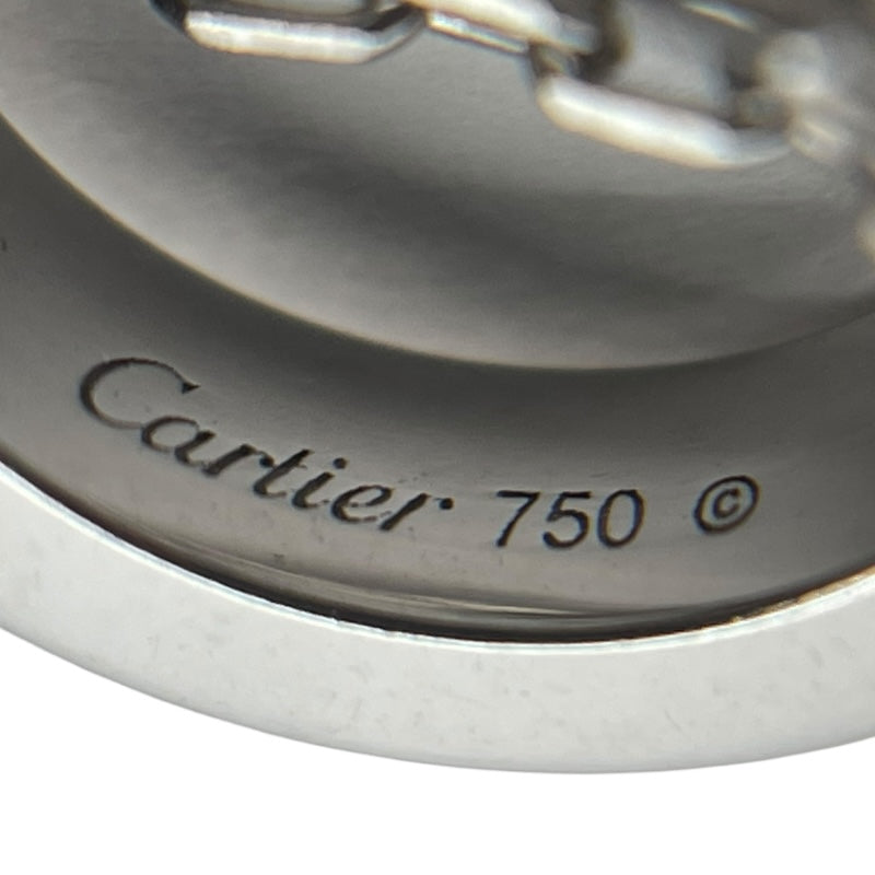 カルティエ Cartier ラブスリーフープ パヴェダイヤ ネックレス マルチカラー 750/ダイヤモンド ジュエリー