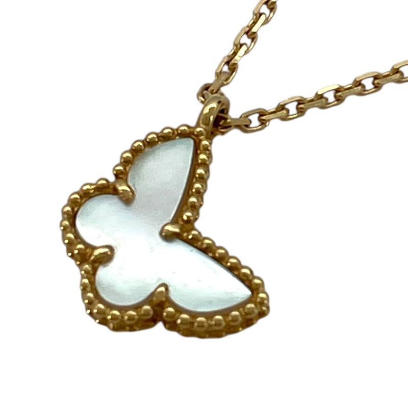 ヴァンクリーフ＆アーペル Van Cleef & Arpels スウィート パピヨン ネックレス ゴールド Au750/マザーオブパール ジュエリー