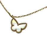 ヴァンクリーフ＆アーペル Van Cleef & Arpels スウィート パピヨン ネックレス ゴールド Au750/マザーオブパール ジュエリー