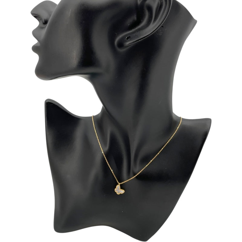 ヴァンクリーフ＆アーペル Van Cleef & Arpels スウィート パピヨン ネックレス ゴールド Au750/マザーオブパール ジュエリー
