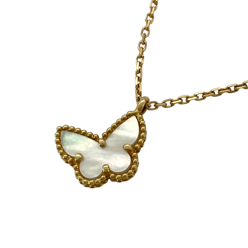 ヴァンクリーフ＆アーペル Van Cleef & Arpels スウィート パピヨン ネックレス ゴールド Au750/マザーオブパール ジュエリー