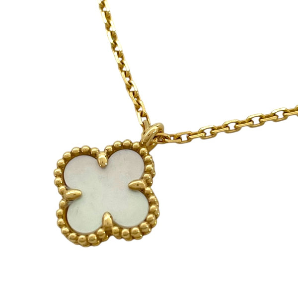 ヴァンクリーフ＆アーペル Van Cleef & Arpels スウィートアルハンブラネックレス ゴールド Au750/マザーオブパール ジュエリー