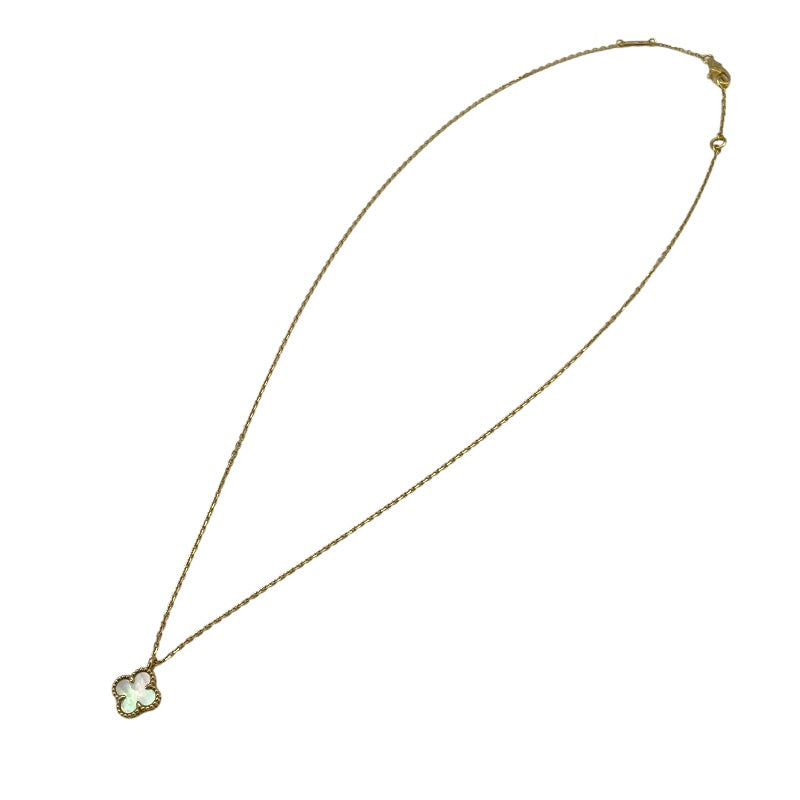 ヴァンクリーフ＆アーペル Van Cleef & Arpels スウィートアルハンブラネックレス ゴールド Au750/マザーオブパール ジュエリー