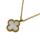 ヴァンクリーフ＆アーペル Van Cleef & Arpels スウィートアルハンブラネックレス ゴールド Au750/マザーオブパール ジュエリー