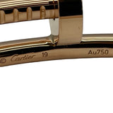 カルティエ Cartier ジュスト アン クルブレス ピンクゴールド Au750 ジュエリー