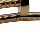 カルティエ Cartier ジュスト アン クルブレス ピンクゴールド Au750 ジュエリー