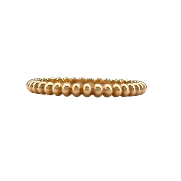 ヴァンクリーフ＆アーペル Van Cleef & Arpels ペルレ スモールリング ピンクゴールド Au750 ジュエリー