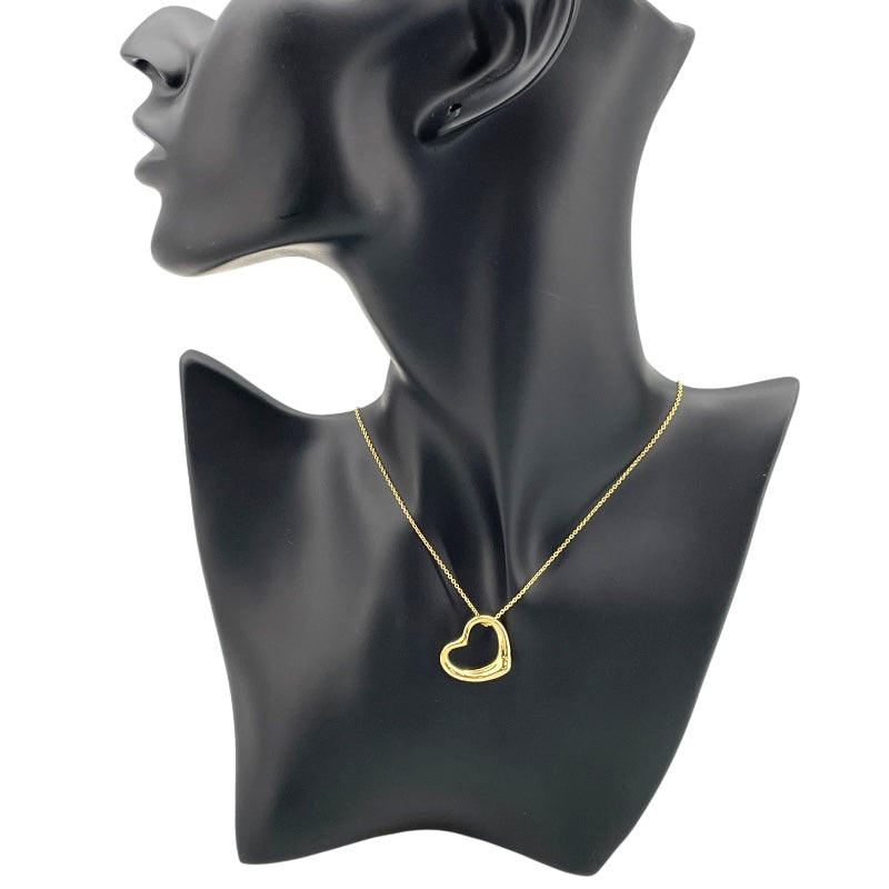 ティファニー TIFFANY＆CO オープンハートネックレス ゴールド 750 ジュエリー