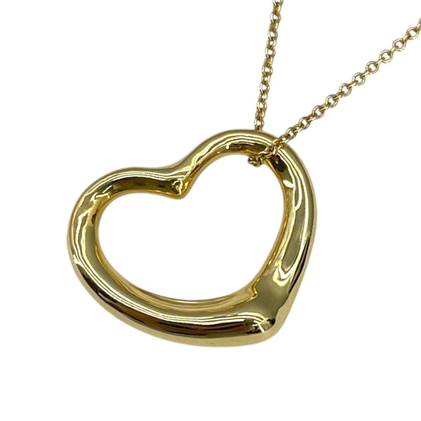 ティファニー TIFFANY＆CO オープンハートネックレス ゴールド 750 ジュエリー