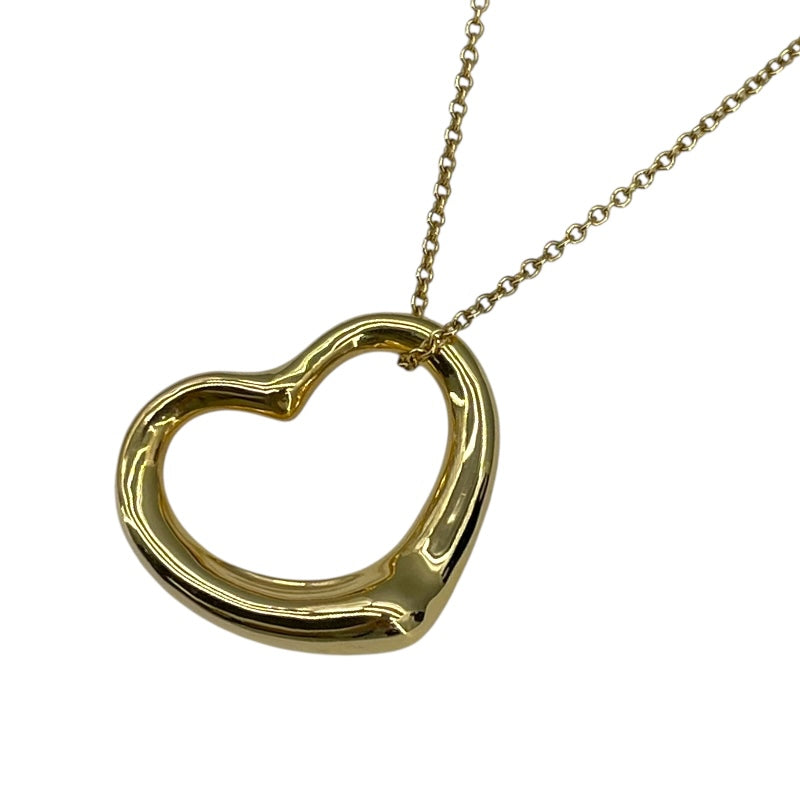 ティファニー TIFFANY＆CO オープンハートネックレス ゴールド 750 ジュエリー