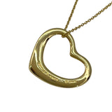 ティファニー TIFFANY＆CO オープンハートネックレス ゴールド 750 ジュエリー