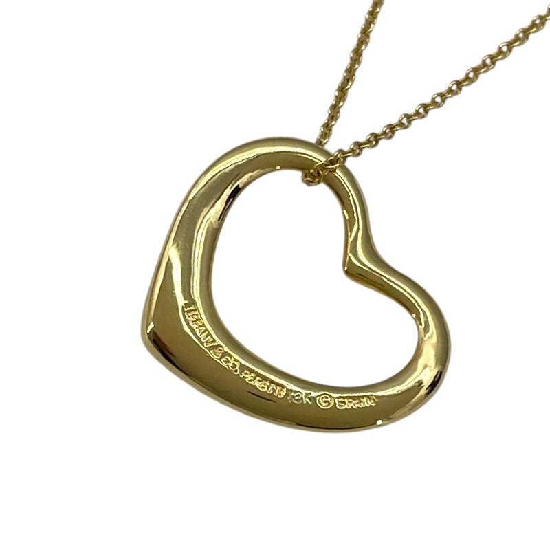 ティファニー TIFFANY＆CO オープンハートネックレス ゴールド 750 ジュエリー