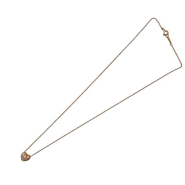 ティファニー TIFFANY＆CO ハートネックレス ゴールド 750 ダイヤモンド ジュエリー