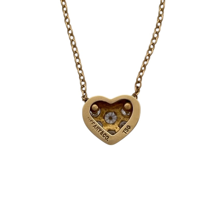 ティファニー TIFFANY＆CO ハートネックレス ゴールド 750 ダイヤモンド ジュエリー