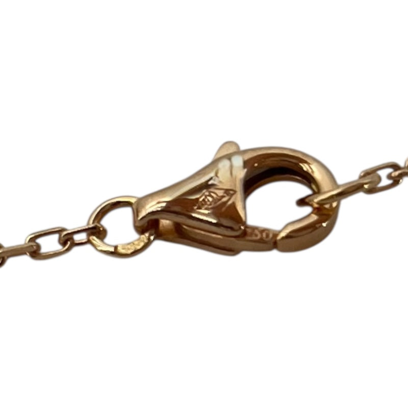 カルティエ Cartier ロゴドゥーブルダイヤネックレス ピンクゴールド Au750 ダイヤモンド ジュエリー