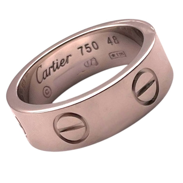 カルティエ Cartier ラブリング ホワイトゴールド 750WG ジュエリー