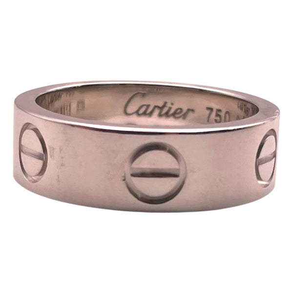 カルティエ Cartier ラブリング ホワイトゴールド 750WG ジュエリー