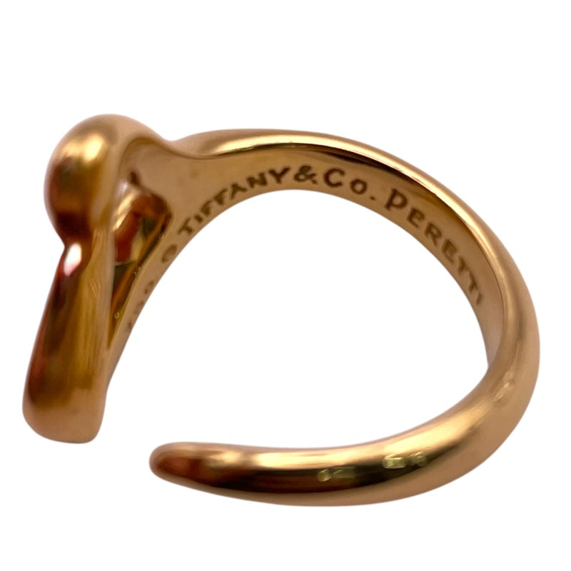 ティファニー TIFFANY＆CO オープンハートリング ゴールド 750 ジュエリー