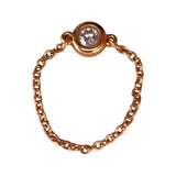 ティファニー TIFFANY＆CO バイザヤードリング ピンクゴールド 750PG/ダイヤモンド ジュエリー