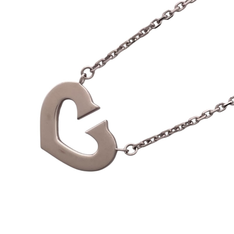 カルティエ Cartier Cハートネックレス ホワイトゴールド 750 ジュエリー