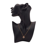 ヴァンクリーフ＆アーペル Van Cleef & Arpels ヴィンテージ アルハンブラネックレス ピンクゴールド Au750 ブラックマザーオブパール ジュエリー