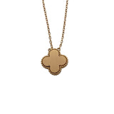 ヴァンクリーフ＆アーペル Van Cleef & Arpels ヴィンテージ アルハンブラネックレス ピンクゴールド Au750 ブラックマザーオブパール ジュエリー