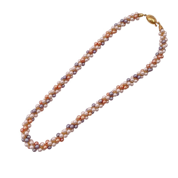 タサキ TASAKI フローラツイスト ベビーパールネックレス ゴールド 750 パール ジュエリー