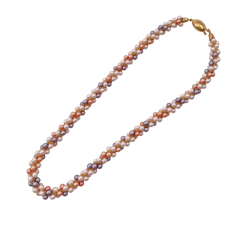タサキ TASAKI フローラツイスト ベビーパールネックレス ゴールド 750 パール ジュエリー