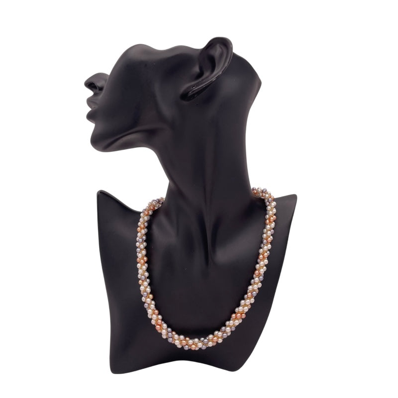 タサキ TASAKI フローラツイスト ベビーパールネックレス ゴールド 750