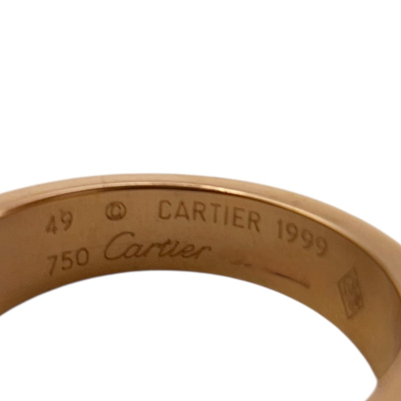 ゆ*え様 【美品/新品仕上げ済み】カルティエ Cartierタンク シトリン # Cartier（カルティエ） タンクシトリン リング 指輪 17号 18金 K18