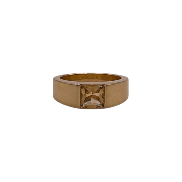 カルティエ Cartier タンクリング トゴール 750 シトリン ジュエリー