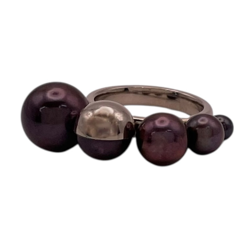 タサキ TASAKI M G パールリング ホワイトゴールド 750 パール ジュエリー
