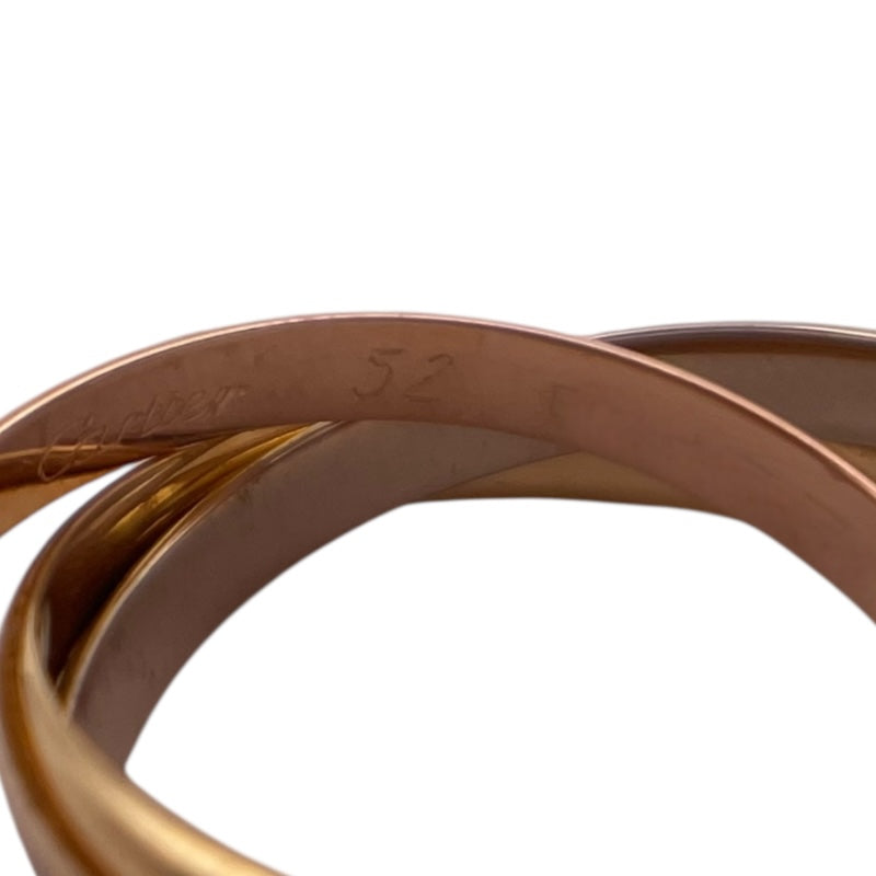 カルティエ Cartier トリニティ リング SM ピンクゴールド×ホワイトゴールド×ゴールド 750 ジュエリー