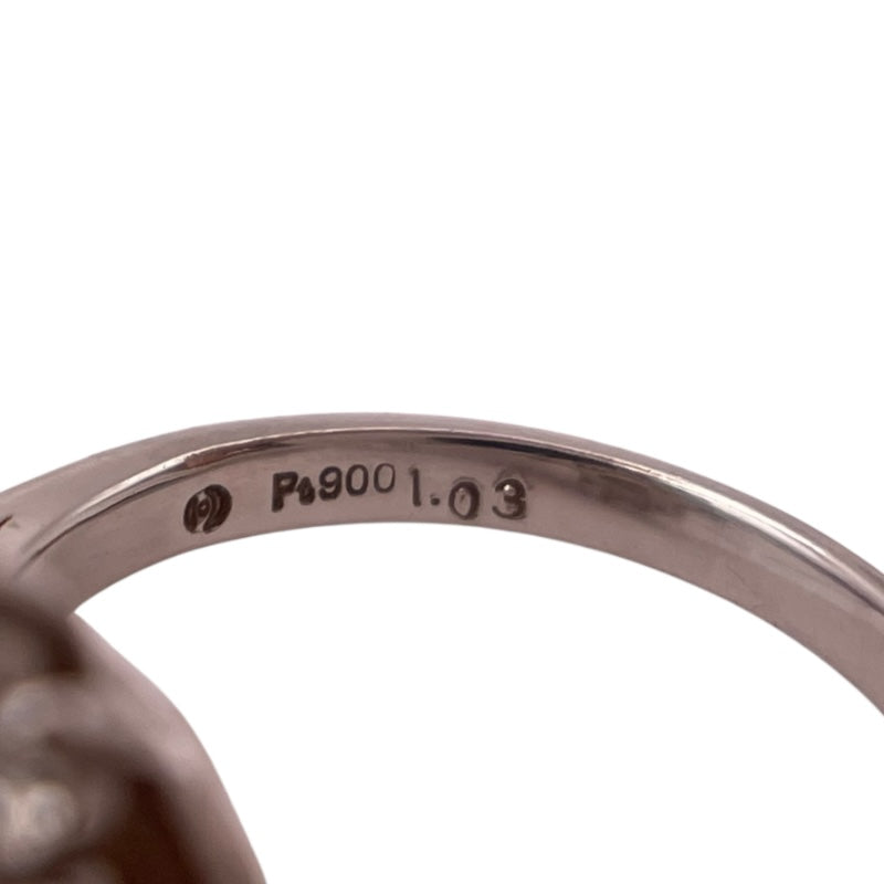 タサキ TASAKI パール ダイヤリング プラチナ Pt950 ダイヤモンド ジュエリー