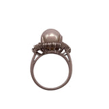 タサキ TASAKI パール ダイヤリング プラチナ Pt950 ダイヤモンド ジュエリー