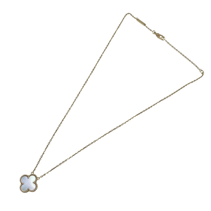 ヴァンクリーフ＆アーペル Van Cleef & Arpels ヴィンテージアルハンブラネックレス ゴールド Au750 マザー オブ パール ジュエリー