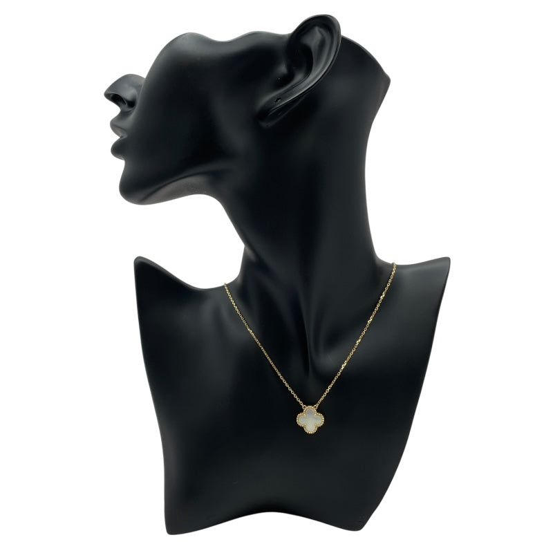 ヴァンクリーフ＆アーペル Van Cleef & Arpels ヴィンテージアルハンブラネックレス ゴールド Au750 マザー オブ パール ジュエリー