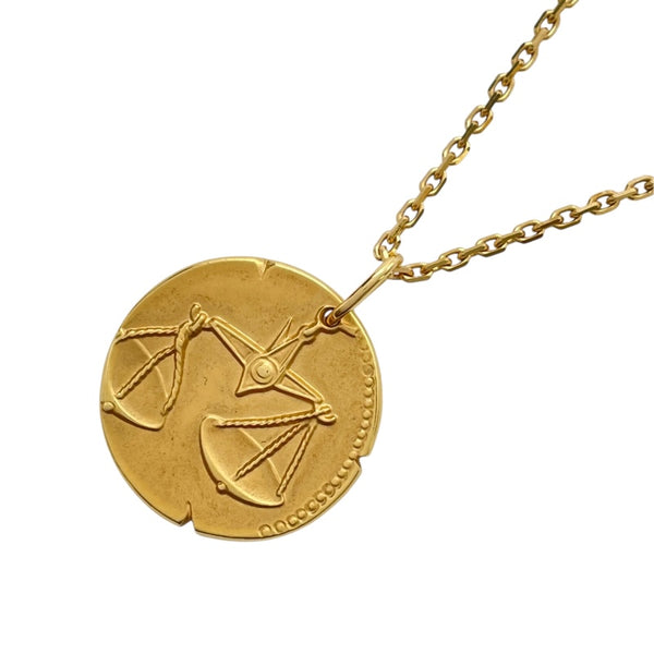 ヴァンクリーフ＆アーペル Van Cleef & Arpels ゾディアックメタルネックレス天秤座 イエローゴールド K18YG ジュエリー