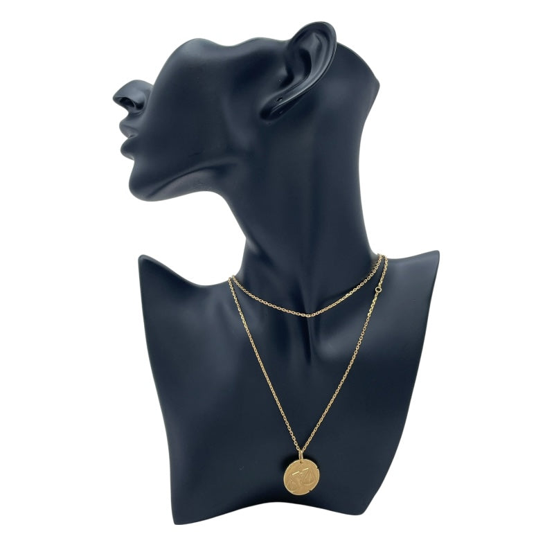 ヴァンクリーフ＆アーペル Van Cleef & Arpels ゾディアックメタルネックレス天秤座 ゴールド Au750 ジュエリー