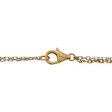 カルティエ Cartier ラブスリーフープ6Pダイヤネックレス ピンクゴールド/ホワイトゴールド Au750 ダイヤモンド ジュエリー