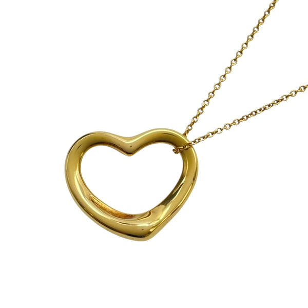 ティファニー TIFFANY＆CO オープンハートネックレス ゴールド K18YG ジュエリー
