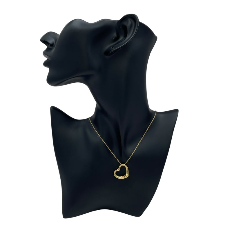 ティファニー TIFFANY＆CO オープンハートネックレス ゴールド K18YG ジュエリー