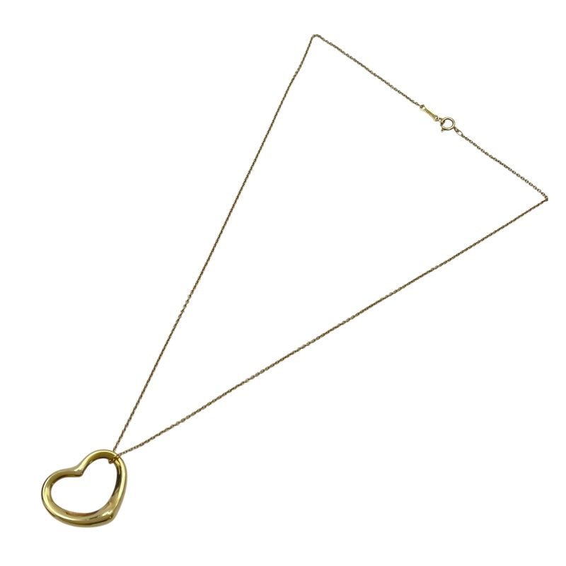 ティファニー TIFFANY＆CO オープンハートネックレス ゴールド K18YG ジュエリー