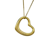 ティファニー TIFFANY＆CO オープンハートネックレス ゴールド K18YG ジュエリー