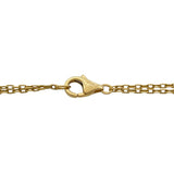カルティエ Cartier ラブサークルネックレス2Pダイヤ ゴールド Au750 ダイヤモンド ジュエリー