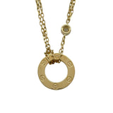 カルティエ Cartier ラブサークルネックレス2Pダイヤ ゴールド Au750 ダイヤモンド ジュエリー