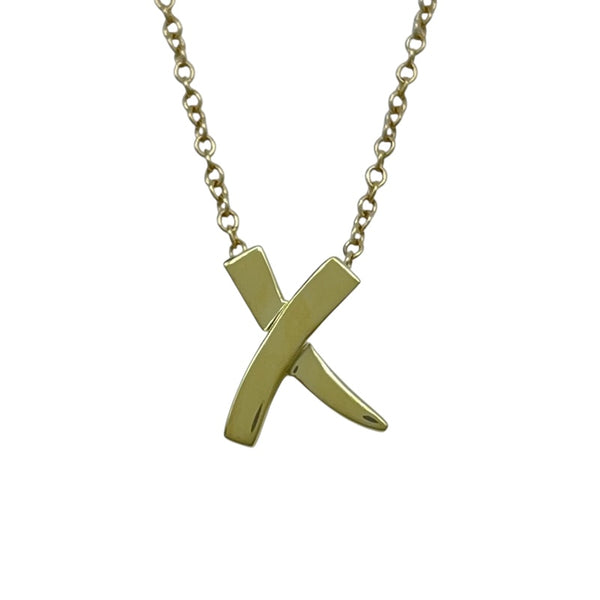 ティファニー TIFFANY＆CO キスネックレス ゴールド K18YG ジュエリー