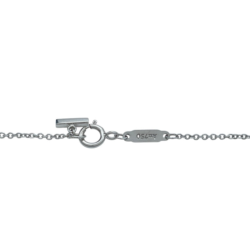 ティファニー TIFFANY＆CO Tスマイルダイヤネックレスミニ ホワイトゴールド K18WG ジュエリー